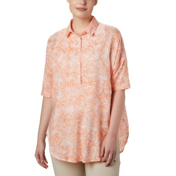 Columbia Ženske Košulje - PFG Sun Drifter 3/4 Sleeve Tunic Roze | JWFO-07819